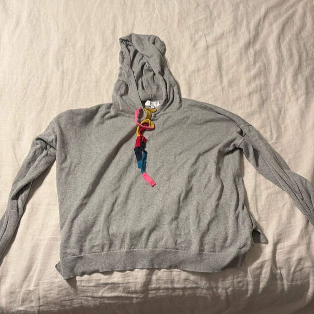 J Society hooded sweater with rainbow ties